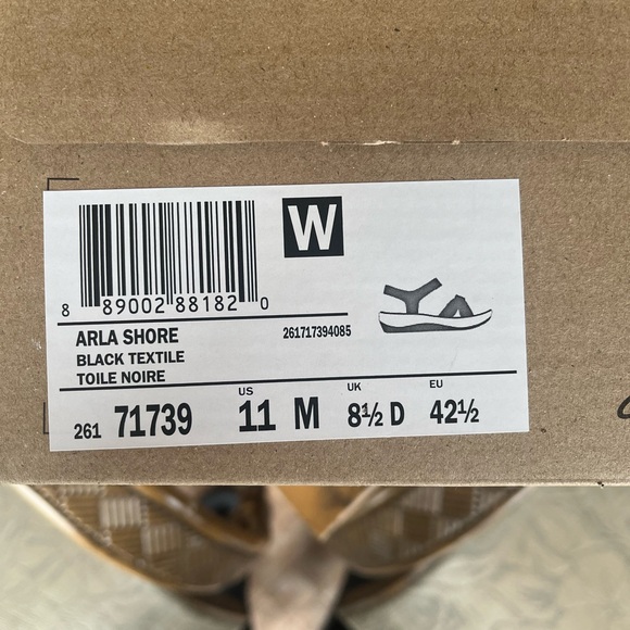 Women’s Clarks Arla Shore Cloudstepper textile sandals - Picture 7 of 8